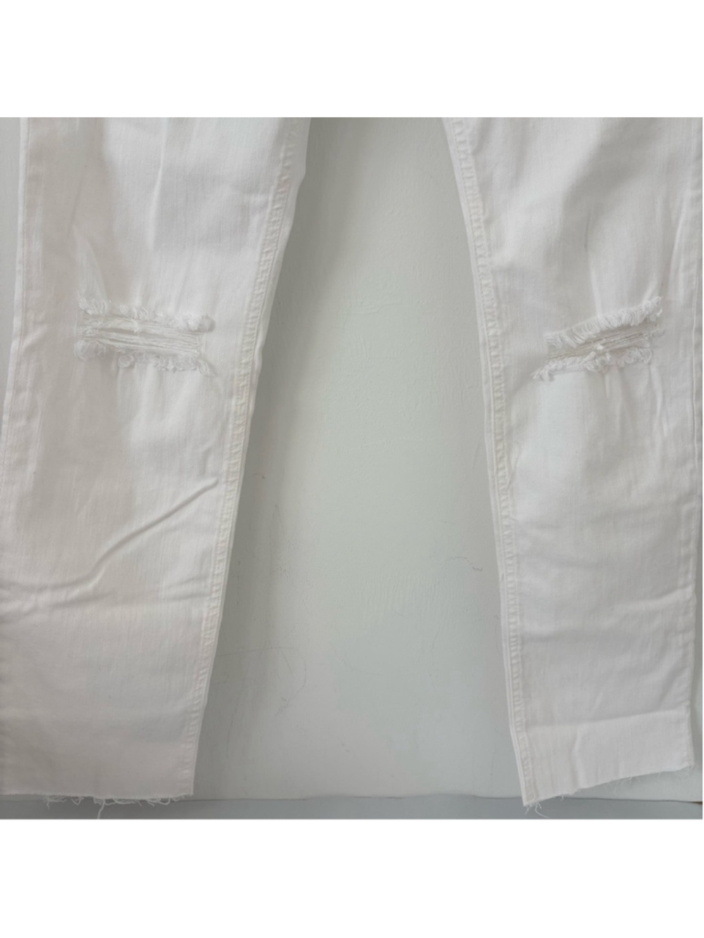 #329 Rag & Bone Dre Low-Rise Ankle Slim Boyfriend Jeans Sz 24 (13.75”W)White NWT - Picture 11 of 14